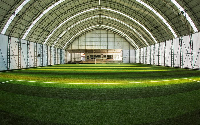 Indoor soccer field construction companies and cost