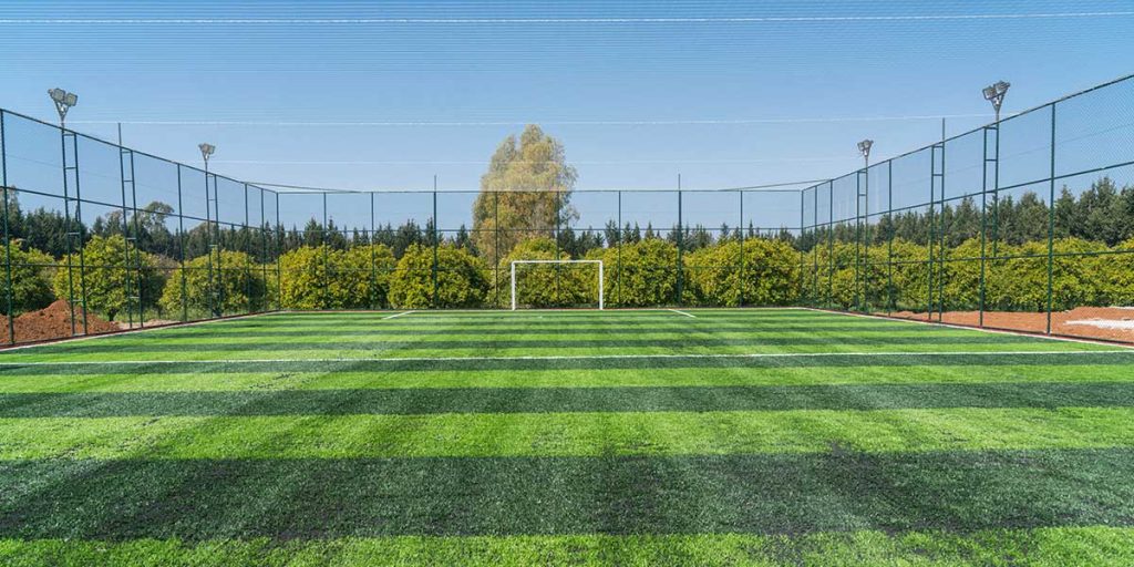 Terrain De Football En Gazon Synthétique